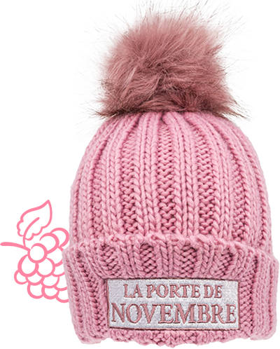 bonnet rose Porte de Novembre