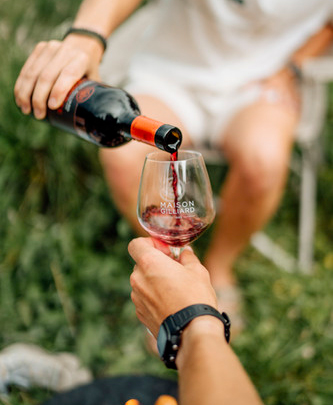 vin rouge porte de novembre de la maison gilliard